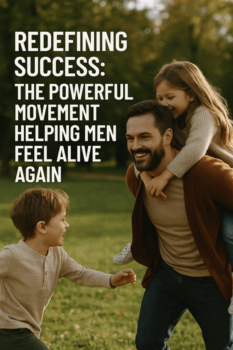 Redefining Success: The Powerful Movement Helping Men Feel Alive Again