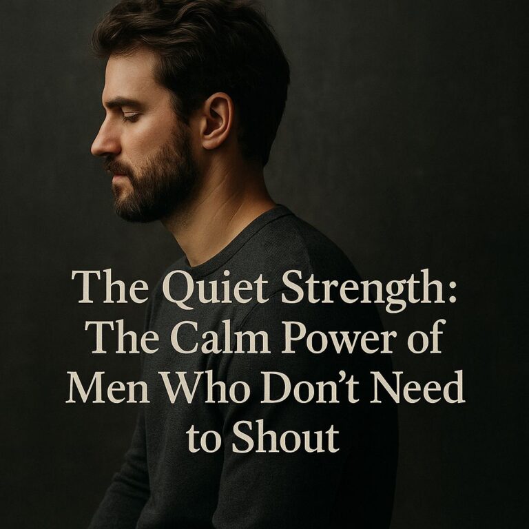 The Quiet Strength: The Calm Power of Men Who Don’t Need to Shout
