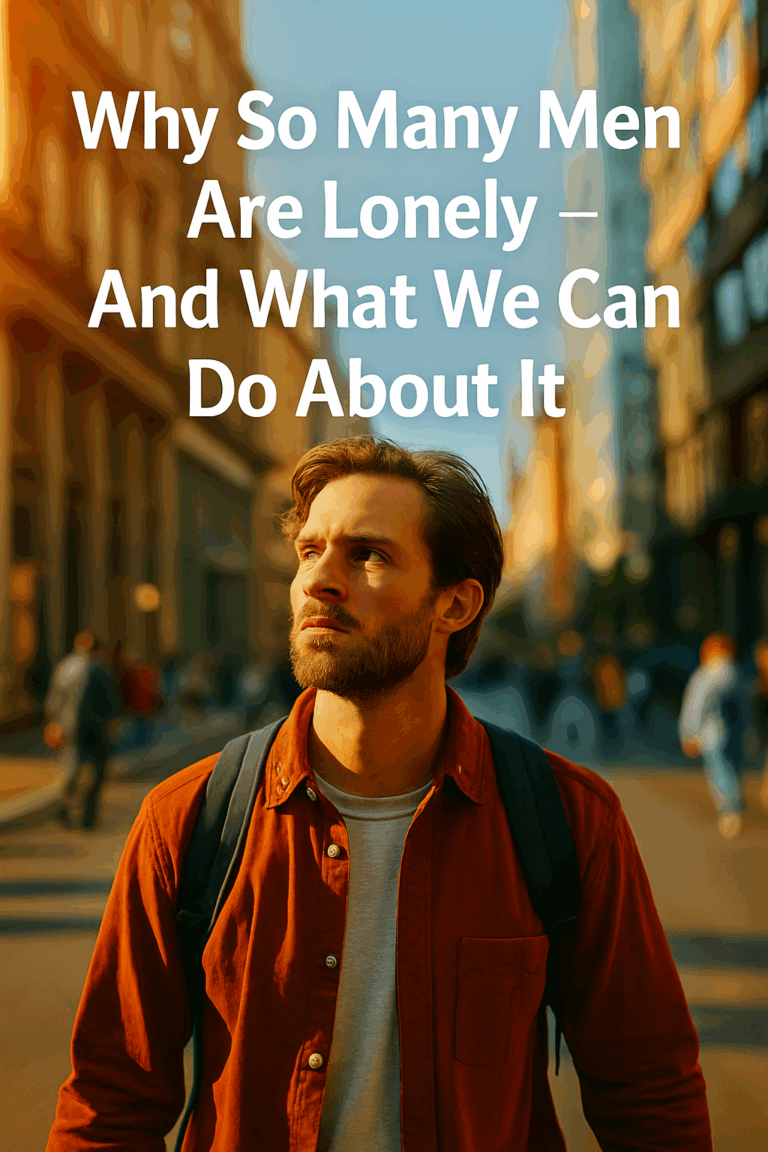 Why So Many Men Are Lonely — And What We Can Do About It