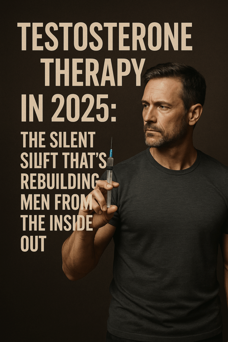 Testosterone Therapy in 2025: The Silent Shift That’s Rebuilding Men from the Inside Out